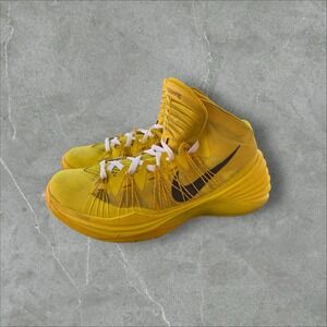 NIKE Sneakers HYPERDUNK Lunarlon Sonic Yellow Sz 11.5 Basketball Shoe 599537-700